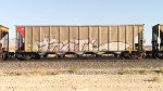 WB Unit Loaded Hooper Frt at Erie NV W-MdTrnSlv-Pshrs -19